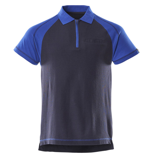 MASCOT® Bianco Polo-Shirt mit Brusttasche 50302-260 Marine/Kornblau