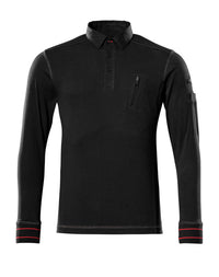 MASCOT® Ios Polo-Sweatshirt 50352-833 Schwarz
