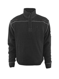MASCOT® Naxos Strickpullover mit kurzem Reißverschluss 50354-835 Schwarz
