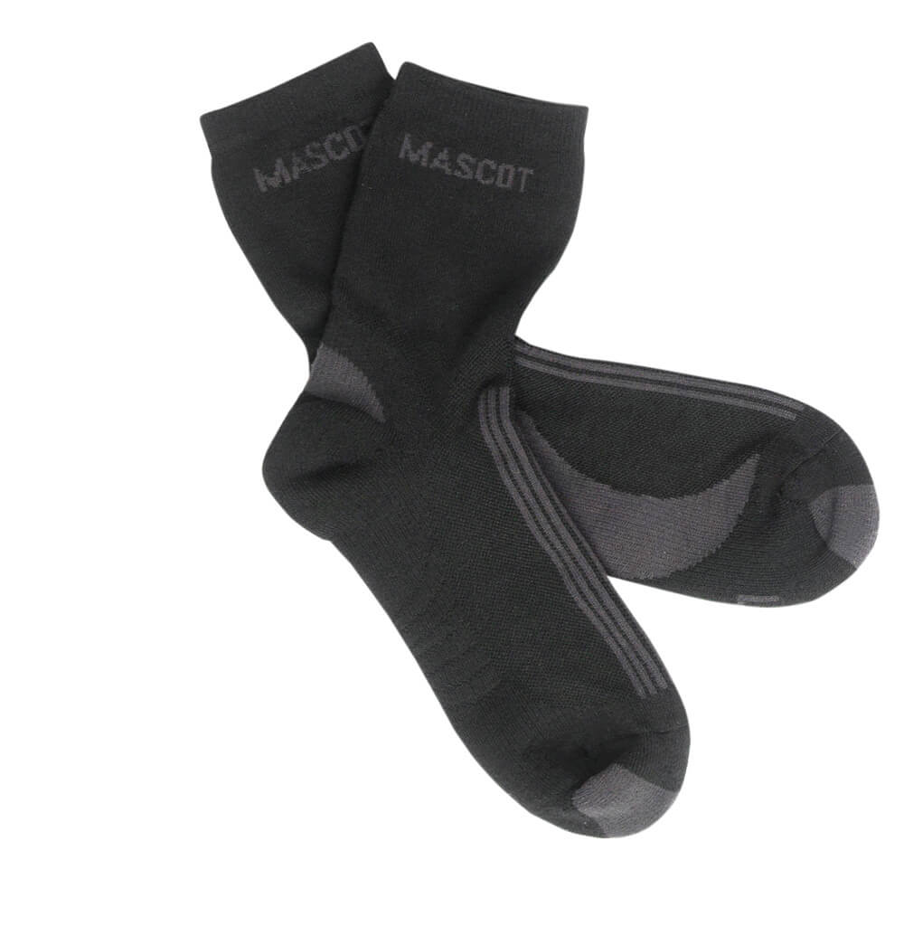 MASCOT® Asmara Socken 50410-881 Schwarz/Dunkelanthrazit