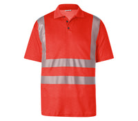 KÜBLER REFLECTIQ Polo PSA 2 5042 8227 warnrot