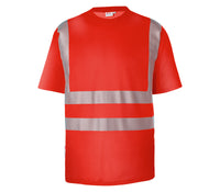 KÜBLER REFLECTIQ T-Shirt PSA 2 5043 8227 warnrot