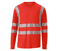 KÜBLER REFLECTIQ Longsleeve PSA 2 5045 8227 warnrot
