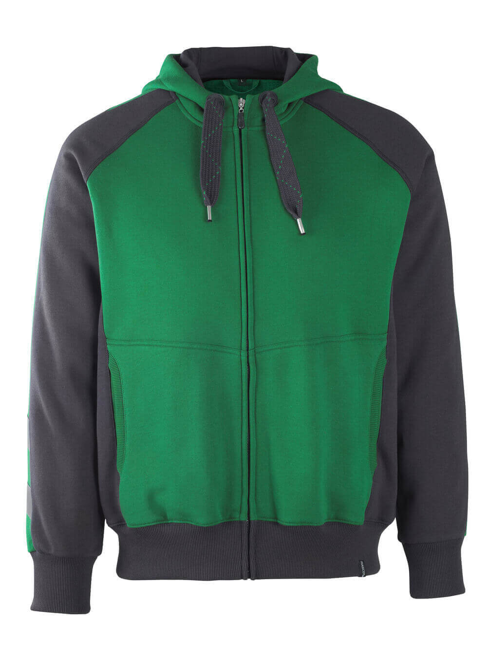 MASCOT® Wiesbaden Kapuzenpullover mit Reißverschluss 50566-963 Grün/Schwarz