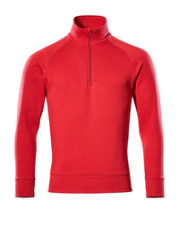 MASCOT® Nantes Sweatshirt mit kurzem Reißverschluss 50611-971 Rot
