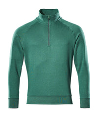 MASCOT® Nantes Sweatshirt mit kurzem Reißverschluss 50611-971 Grün