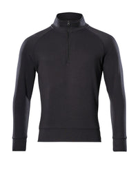 MASCOT® Nantes Sweatshirt mit kurzem Reißverschluss 50611-971 Schwarz