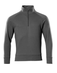 MASCOT® Nantes Sweatshirt mit kurzem Reißverschluss 50611-971 Dunkelanthrazit