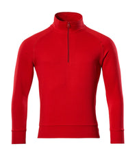 MASCOT® Nantes Sweatshirt mit kurzem Reißverschluss 50611-971 Verkehrsrot