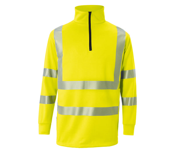 KÜBLER REFLECTIQ Zip-Sweatshirt PSA 2 5146 8405 warngelb