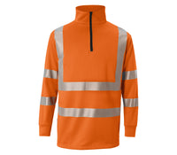 KÜBLER REFLECTIQ Zip-Sweatshirt PSA 2 5146 8405 warnorange