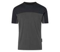 KÜBLER SHIRTS T-Shirt 5220 6206 dunkelgrau/schwarz