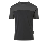 KÜBLER SHIRTS T-Shirt 5220 6206 schwarz/dunkelgrau