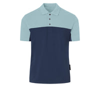 KÜBLER SHIRTS Polo 5221 6207 dunkelblau/eisblau
