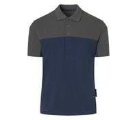KÜBLER SHIRTS Polo 5221 6207 dunkelblau/dunkelgrau