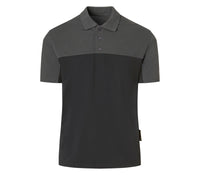 KÜBLER SHIRTS Polo 5221 6207 schwarz/dunkelgrau