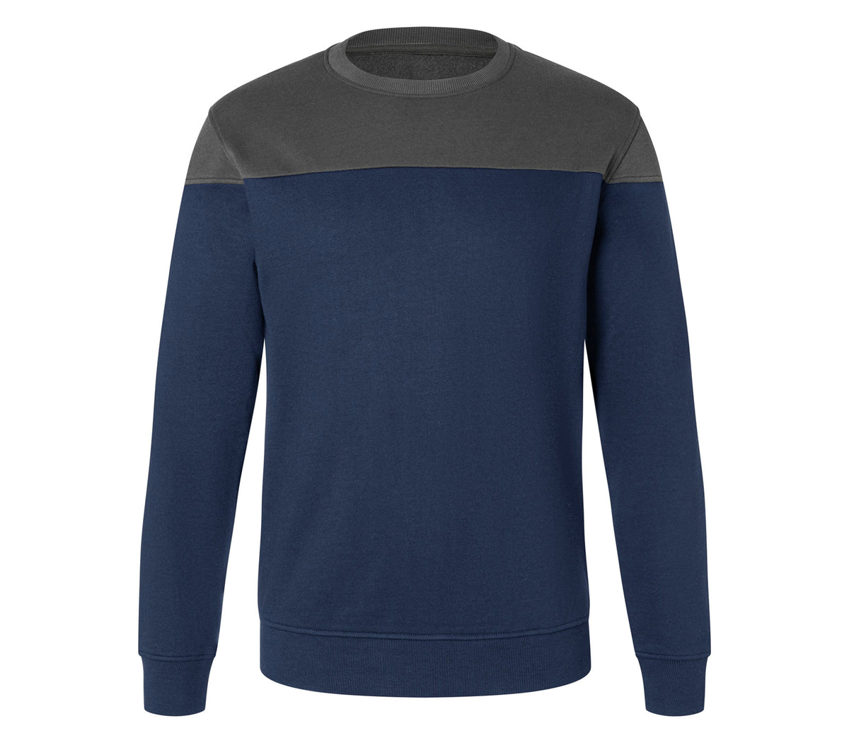 KÜBLER SHIRTS Sweatshirt 5222 6406 dunkelblau/dunkelgrau