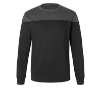 KÜBLER SHIRTS Sweatshirt 5222 6406 schwarz/dunkelgrau