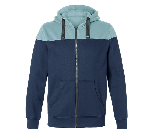 KÜBLER SHIRTS Kapuzen-Sweatjacke 5223 6406 dunkelblau/eisblau