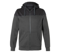 KÜBLER SHIRTS Kapuzen-Sweatjacke 5223 6406 dunkelgrau/schwarz