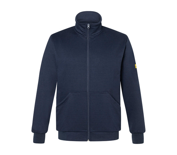 ESD Sweatjacke 5316 5384 dunkelblau
