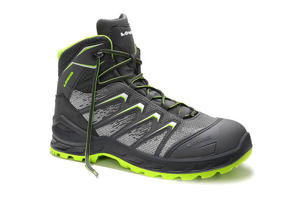 ELTEN LARROX Work GTX® grey Mid S3 – Sicherheitsschnürstiefel