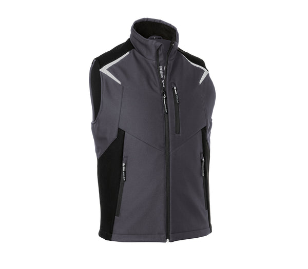 KÜBLER BODYFORCE Softshell Weste 7125 5375 anthrazit/schwarz