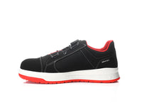 ELTEN ISAAK XXST BOA® black-red Low ESD S2 – Sicherheitshalbschuh