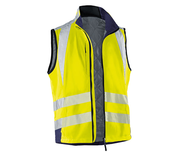 KÜBLER REFLECTIQ Weste PSA 2 7207 8340 warngelb/dunkelblau