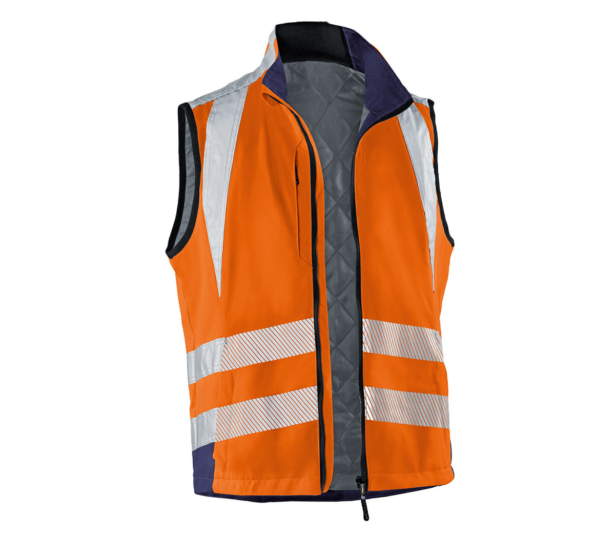 KÜBLER REFLECTIQ Weste PSA 2 7207 8340 warnorange/dunkelblau