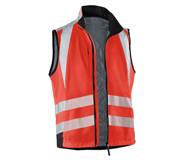 KÜBLER REFLECTIQ Weste PSA 2 7207 8341 warnrot/schwarz