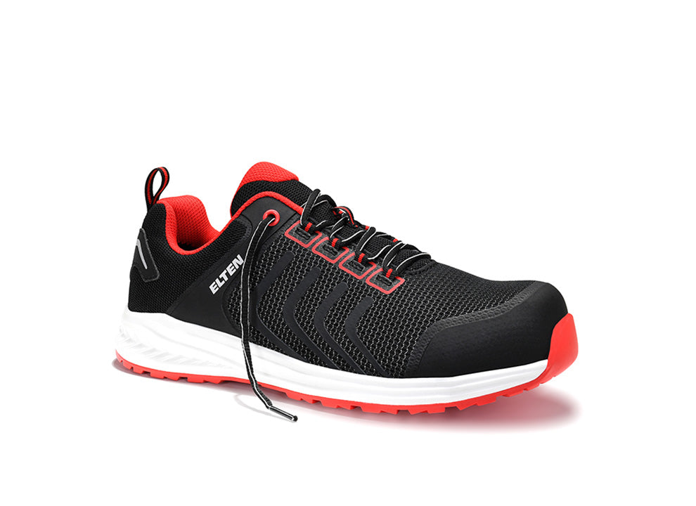 ELTEN LIVAS black-red Low ESD S1PL – Sicherheitshalbschuh