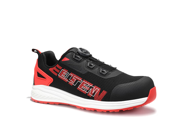 ELTEN BATIS BOA® black-red Low ESD S1PL – Sicherheitshalbschuh