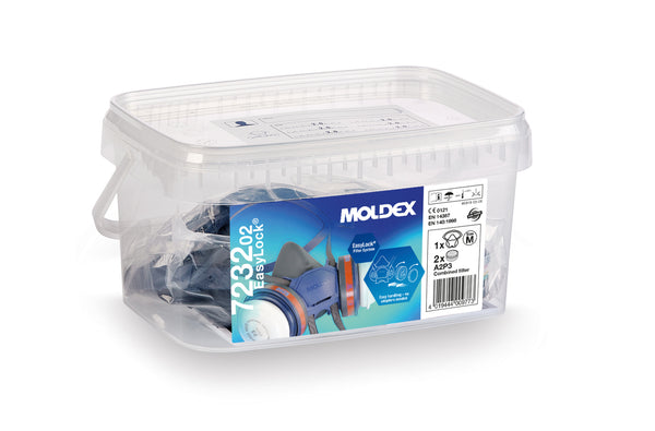 Moldex Atemschutzbox A2 P3  Größe M, Serie 7000, organische Gase und Partikel, EasyLock®