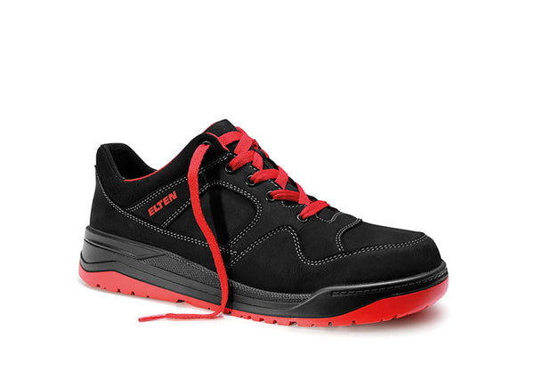 ELTEN MAVERICK black-red Low ESD S3S – Sicherheitshalbschuh