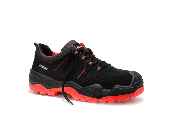 ELTEN QUENTIN black-red Low ESD S3S – Sicherheitshalbschuh
