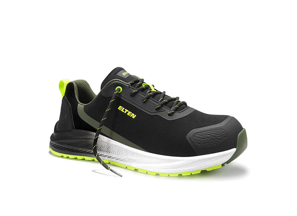 ELTEN LEEVI XXNF black-lime Low ESD S3S – Sicherheitshalbschuh