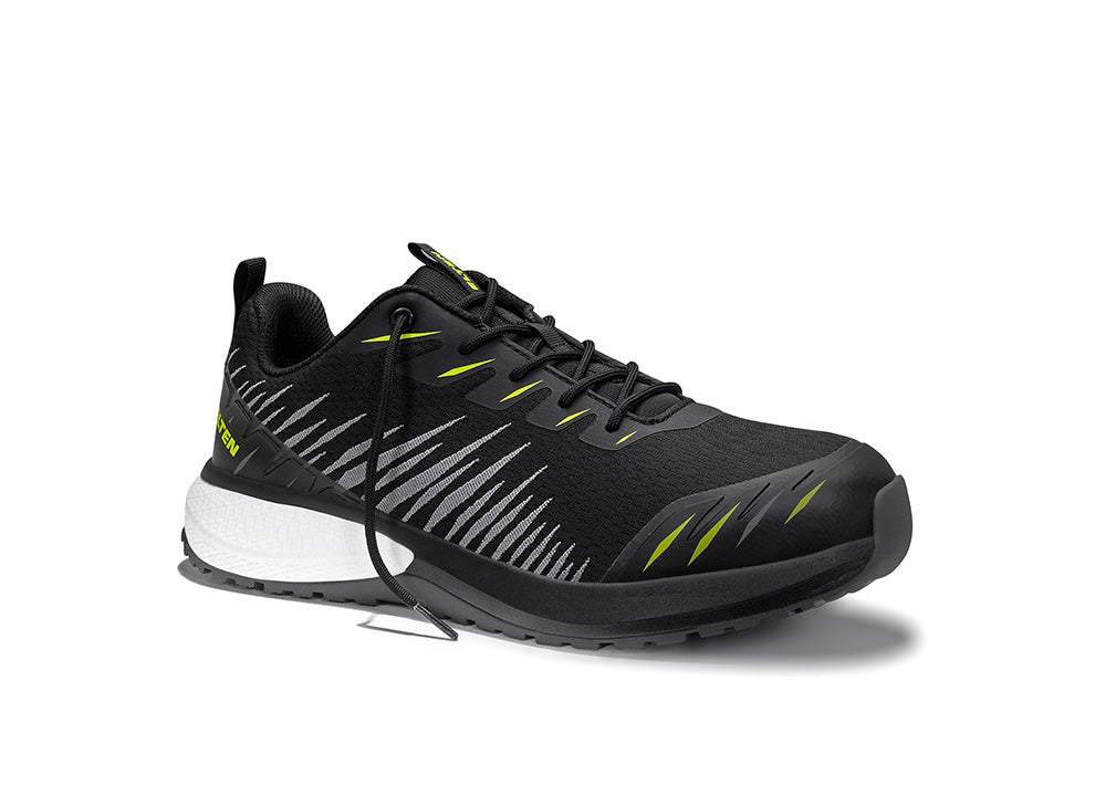 ELTEN THUNDER XXSW black-green Low ESD S3S – Sicherheitshalbschuh
