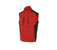 KÜBLER ACTIVIQ Weste 7250 5365 mittelrot/schwarz