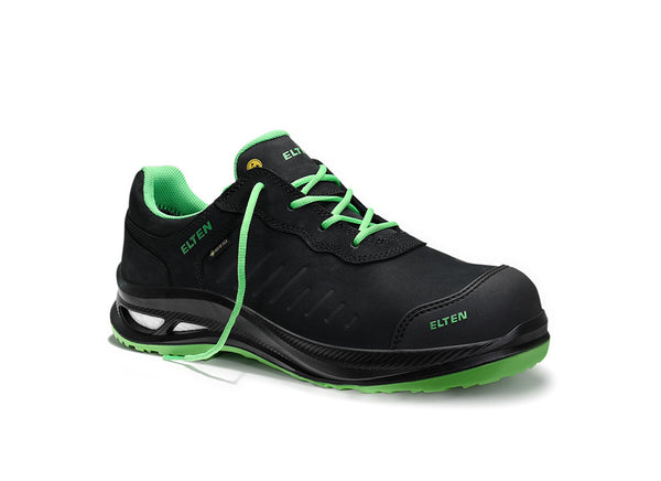 ELTEN STEWART XXG Pro GTX® black-green Low ESD S3 – Sicherheitshalbschuh