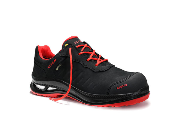 ELTEN STEWART XXG Pro GTX® black-red Low ESD S3 – Sicherheitshalbschuh