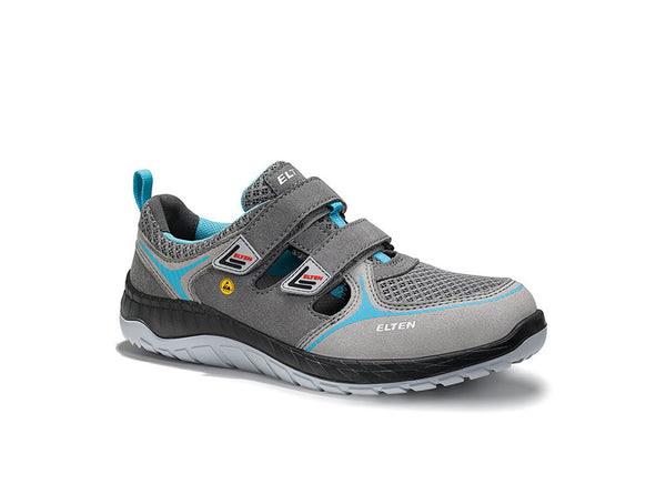ELTEN MELLI grey Easy ESD S1P – Damen-Sicherheitssandale