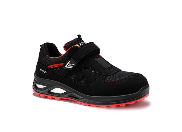ELTEN HANNAH XXTL black-red Easy ESD S1PS – Damen-Sicherheitssandale