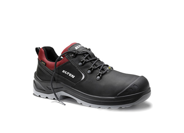 ELTEN LENA GTX® black-red Low ESD S3 – Damen-Sicherheitshalbschuh
