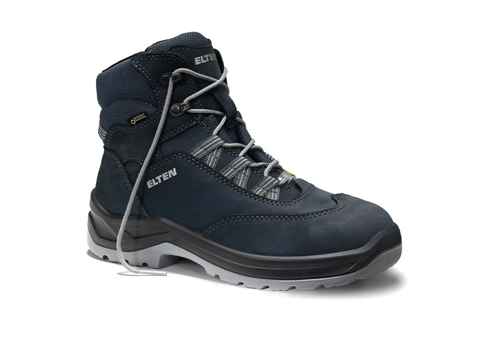 ELTEN LOTTE GTX® blue Mid ESD S3S WR – Damen-Sicherheitsschnürstiefel