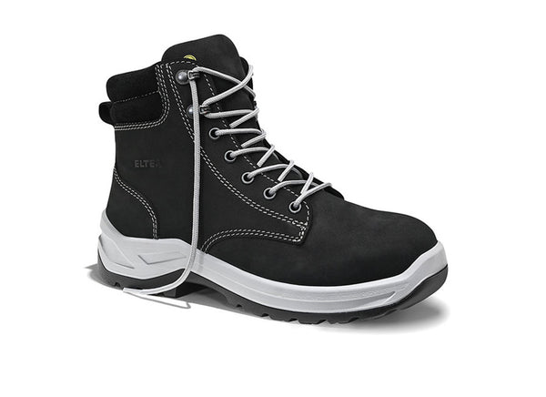 ELTEN LILLY black Mid ESD S3S – Damen-Sicherheitsschnürstiefel