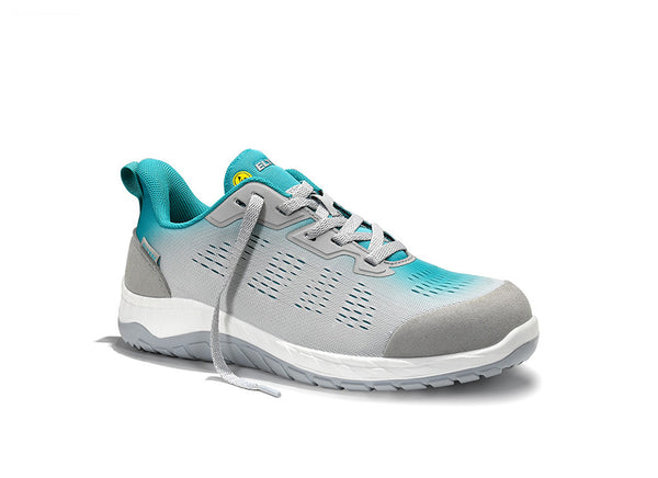 ELTEN LUANA grey-turquoise Low ESD S1 – Sicherheitshalbschuh