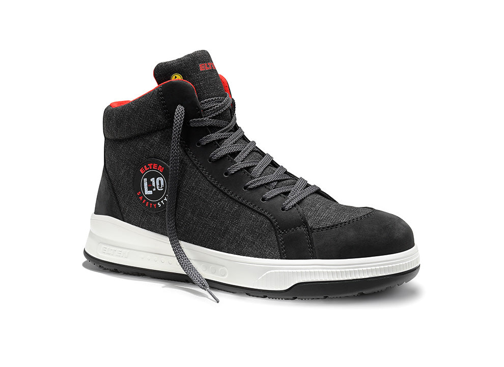 ELTEN TIMBA XXST black Mid ESD S3S – Sicherheitsschnürstiefel
