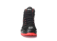 ELTEN QUENTIN black-red Mid ESD S3S – Sicherheitsschnürstiefel