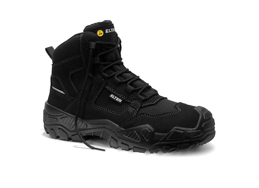 ELTEN MIKE black Mid ESD S3S – Sicherheitsschnürstiefel